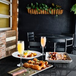 Hoptinger Bier Garden & Sausage House - Brunch available Saturdays & Sundays from 10 a.m. to 2 p.m.