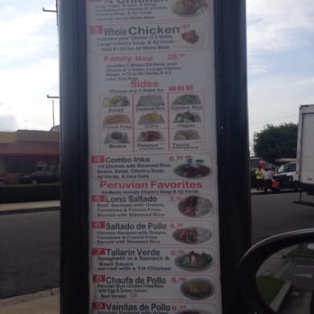 Pollo Inka Express - Quick before you order menu board. Muy bien!! - Peruvian Near Me - Hawthorne, California Pollo Inka Express - Quick before you order menu board. Muy bien!! - Peruvian Near Me - Hawthorne, California