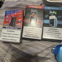 JB Hawks Discount Tobacco and Vape - These are the 3 vapes. Obviously one is VERY DIFFERENT from the other 2!