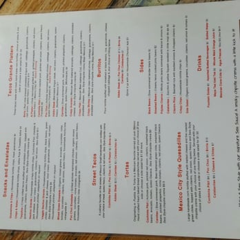 Seis Kitchen - Menu - Mexican Near Me - Tucson, Arizona