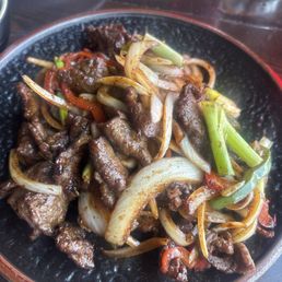 Black pepper beef