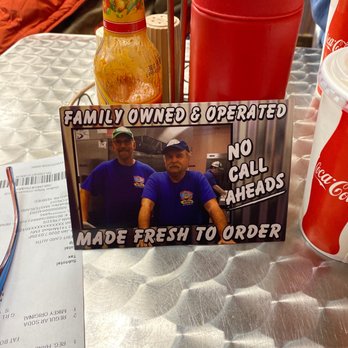 Hamburger Mikey - Table card. - Burgers Near Me - Muskegon, Michigan
