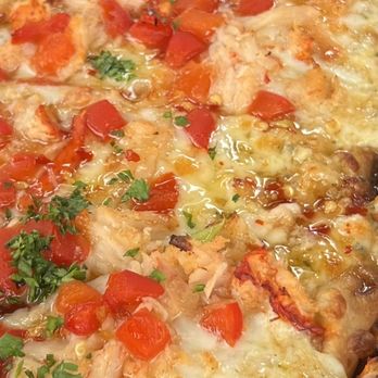 On The Bay - Lobster Flat Bread is so large I had to take half home!!! - Breakfast & Brunch Near Me - New Baltimore, Michigan On The Bay - Lobster Flat Bread is so large I had to take half home!!! - Breakfast & Brunch Near Me - New Baltimore, Michigan
