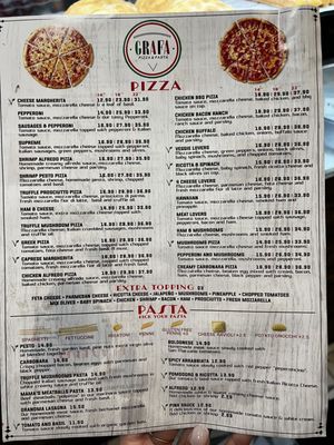 Menu photo 2 Grafa Pizza Miami Beach, FL