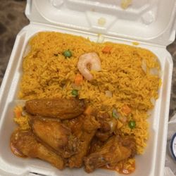 Bei Jin - Shrimp Fried Rice & 6 Pieces Wings