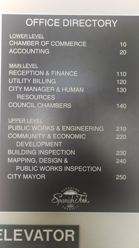 SPANISH FORK CITY Updated April 2024 40 S Main St, Spanish Fork