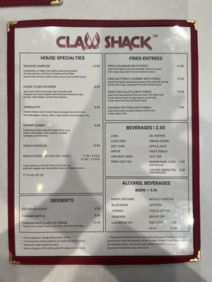 Menu photo 2 Claw Shack San Jose, CA Menu photo 2 Claw Shack San Jose, CA