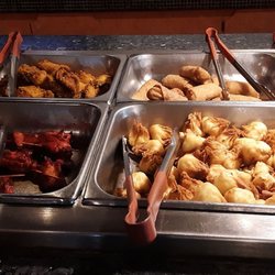 Peking Buffet - The fried won ton was a different shape, but quite good, more than usual cream cheese.