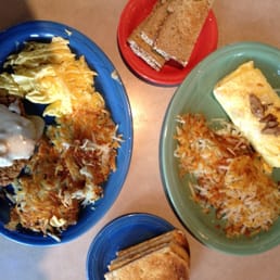 Chicken Fried Steak Two Eggs Hash Browns, Country Gravy with Toast