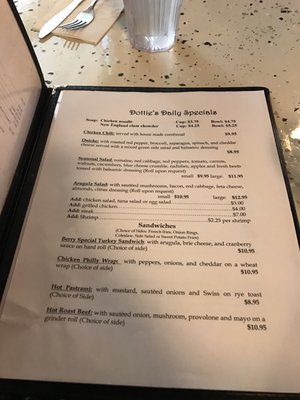 Menu photo 8 Dottie's Diner Woodbury, CT