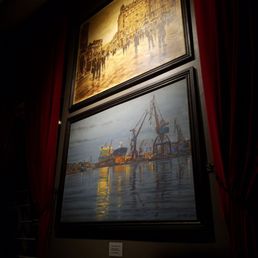 Local artist known for paintings of the old shipyard