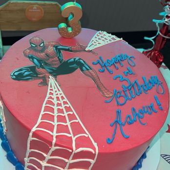 Ganache Bakery - Spider-man Birthday cake - Bakeries Near Me - Morton Grove, Illinois