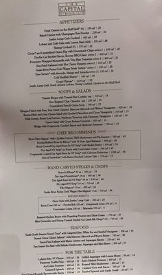 Menu photo 1 The Capital Grille Lone Tree, CO