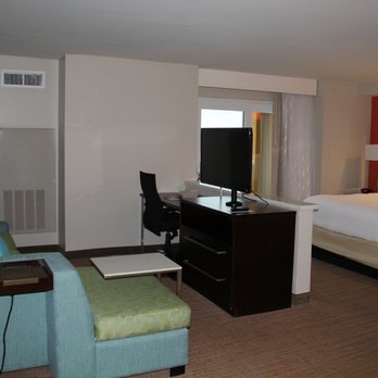 Residence Inn by Marriott - My suite - the living room area.  It was very spacious. - Hotels Near Me - Daytona Beach, Florida