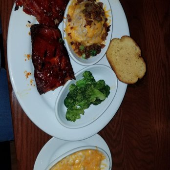 Smokey Bones Melbourne - double trouble, loaded mash potatoes and side of mac & cheese - Barbeque Near Me - Melbourne, Florida Smokey Bones Melbourne - double trouble, loaded mash potatoes and side of mac & cheese - Barbeque Near Me - Melbourne, Florida