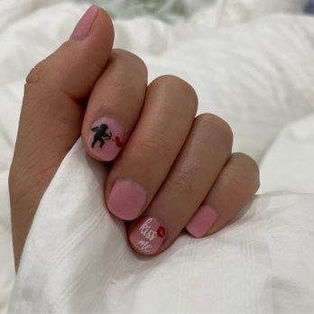 Mluxe Nail Bar - Dipping powder with matte top coat. - Nail Salons Near Me - Miami, Florida Mluxe Nail Bar - Dipping powder with matte top coat. - Nail Salons Near Me - Miami, Florida