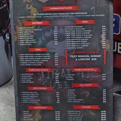 Hibachi Queens Food Truck - Menu