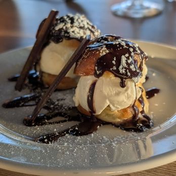 Maximilien - They sent us dessert for our anniversary! - French Near Me - Seattle, Washington Maximilien - They sent us dessert for our anniversary! - French Near Me - Seattle, Washington