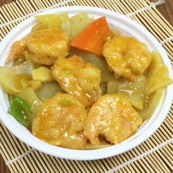 My China Cafe - Curry shrimp w. Onion