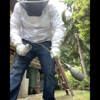 Robbins Pest Solutions - Ready to inject insecticidal aerosols and dust into hard to reach crevices. - Pest Control Near Me Robbins Pest Solutions - Ready to inject insecticidal aerosols and dust into hard to reach crevices. - Pest Control Near Me