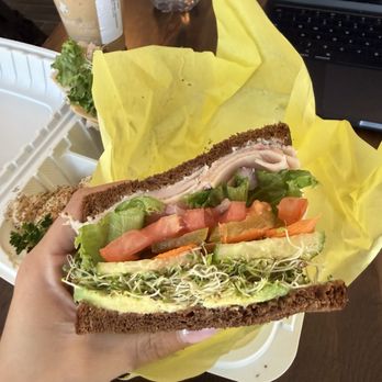 The Upper Crust Sandwich Shoppe - Veggie sandwich with added turkey - Delis Near Me - Riverside, California The Upper Crust Sandwich Shoppe - Veggie sandwich with added turkey - Delis Near Me - Riverside, California