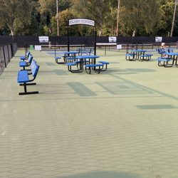 John Null Park - Sitting area for Pickleball