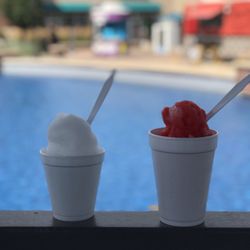 Bayou Chill Shaved Ice - Tiger's Blood and Pina Colada