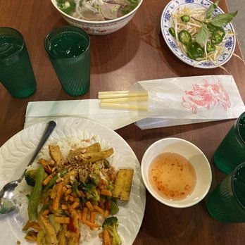 Superior Pho - 4V. Curry Stir-Fried Vegetables with Rice and 12. Pho Dac Biet - Large - Vietnamese Near Me - Cleveland, Ohio Superior Pho - 4V. Curry Stir-Fried Vegetables with Rice and 12. Pho Dac Biet - Large - Vietnamese Near Me - Cleveland, Ohio