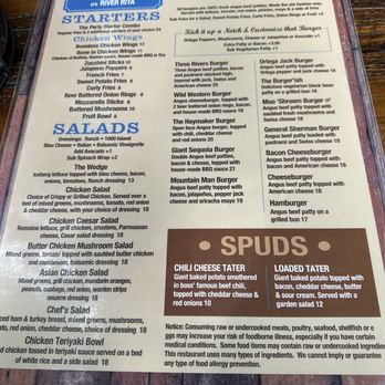River View Grill & Bar - menu - Bars Near Me - Three Rivers, California