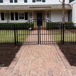 Bob's Fence Company - ornamental iron fence with custom gate