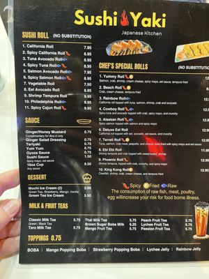 Menu photo 1 Sushi Yaki Terrell, TX Menu photo 1 Sushi Yaki Terrell, TX