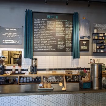 Pepita Coffee - The pepita side of the counter. - Coffee & Tea Near Me - Cambridge, Massachusetts