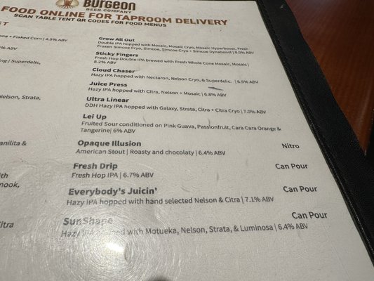 Menu photo 1 Burgeon At The Grove Vista, CA