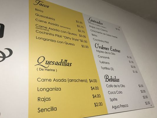 Photo of Tuetano Taqueria - San Diego, CA, US. Menu