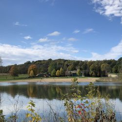 Markin Glen County Park - Geese like to gather and swim here.  Some humans have enjoyed that too (though not necessarily in mid October).