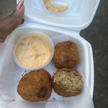 NOLA Poboys - boudin balls - Seafood Near Me - New Orleans, Louisiana NOLA Poboys - boudin balls - Seafood Near Me - New Orleans, Louisiana