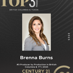Brenna Burns - Century 21 Energy Realty - #3 Producer by Production in BC and Yukon 2025