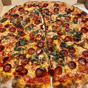 Pizzalina - Large 18" pepperoni & sausage - Pizza Near Me - Walnut Creek, California Pizzalina - Large 18" pepperoni & sausage - Pizza Near Me - Walnut Creek, California