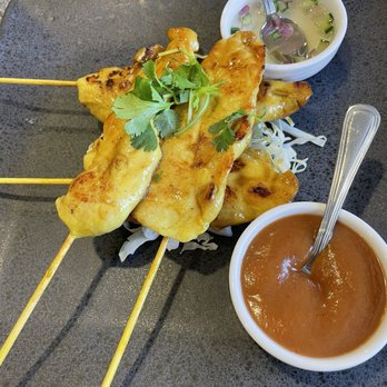 KC Thai - Chicken Satay- great when it's great but sadly, not consistent. - Thai Near Me - Overland Park, Kansas