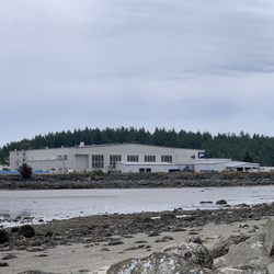 Navy Exchange - View of the exchange from the beach.