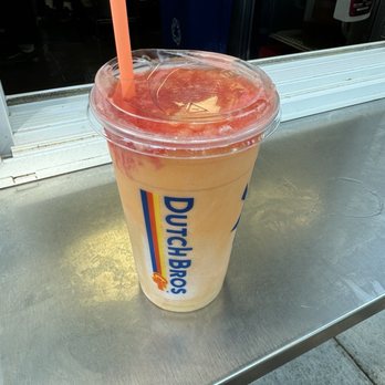 Dutch Bros Coffee - Strawberry passion sherbet - Coffee & Tea Near Me - Beaverton, Oregon