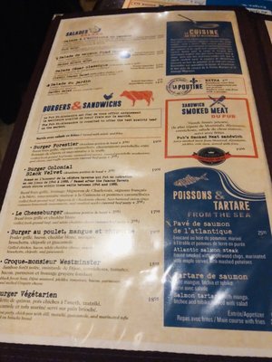 Menu photo 4 Le Pub Saint-Alexandre Quebec City, QC