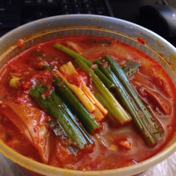 Bonchon Bayside - Spicy sausage soup - Korean Near Me - Bayside, New York