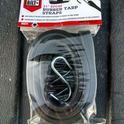 Auto Zone - Truck-cap repair holder onner!? +500-miles and still there.