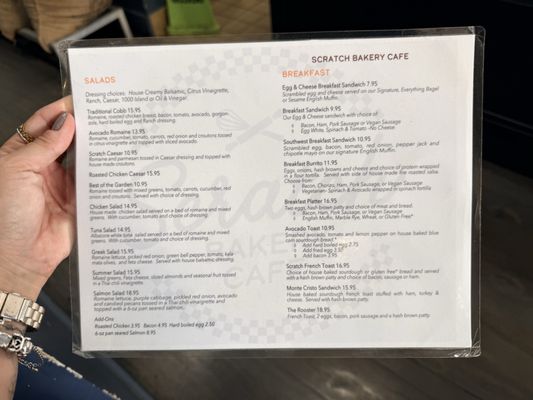 Menu photo 1 Scratch Bakery Cafe Newport Beach, CA