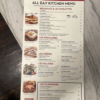 Moulin - Menu as of Feb 25, 2023. - Cafes Near Me - Laguna Beach, California