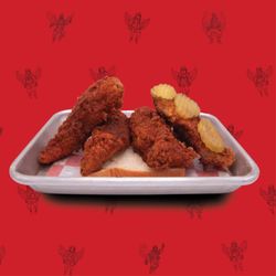 Wing Zone Hot Chicken & Wings - The perfect balance of heat and succulence that will leave you craving more of our bold and delicious Jumbo Hot Chicken tenders.