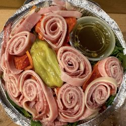 Panatieri's Pizza & Pasta-Warren - Antipasto di Casa Salad, no olive. Fresh and so good. I got it with oil & vinegar.