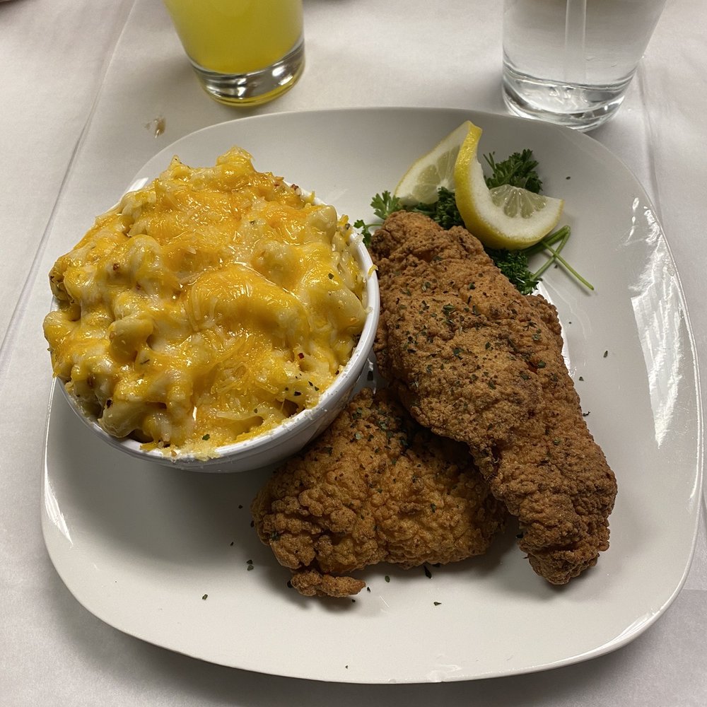 Xquisite Dining - Xquisite's Catfish Dinner with Mac & 5-Cheese Mac - Steakhouses Near Me - Memphis, Tennessee