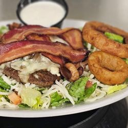 Mean Mugs Pub - LOOK, DOC I'm Eating a salad.
